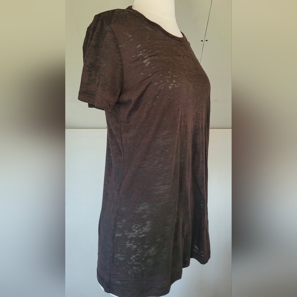 Next Level Burnout Tee | Womens Charcoal Grey Tshirt Shirt XL - Picture 3 of 6